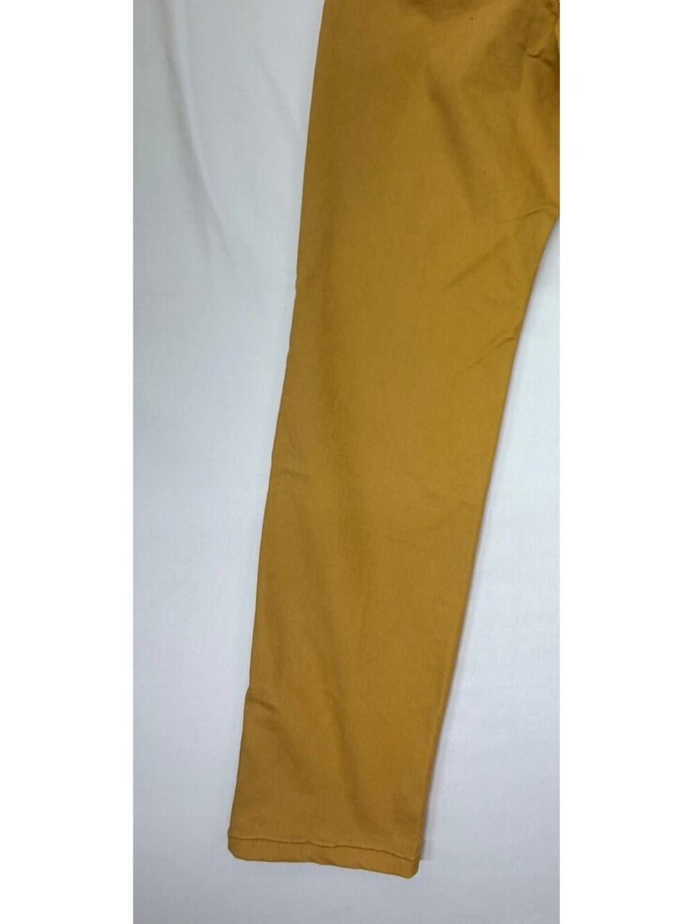 Cato Women's Straight Jeans High Rise 5-Pocket Stretch Size 12 Mustard - Picture 14 of 15
